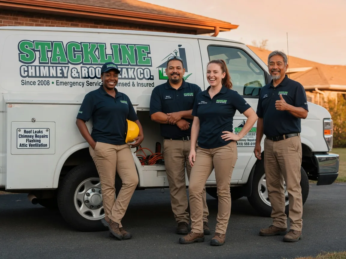 Chimney flashing repair company in Essexville, MI